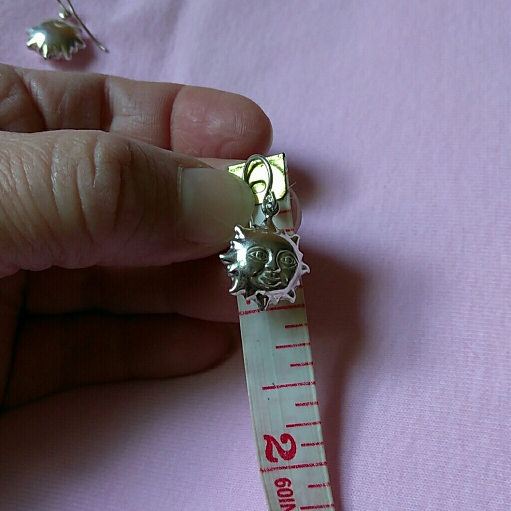 SILVER ERRINGS OF SUNS. - Picture 4 of 4